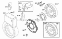 Blower Hsg Flywheels Diagram and Parts List for 176452-0049-01  Briggs and Stratton Engine